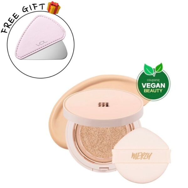 Merzy The Airy Glow Fit Cushion SPF+PA+++ [#3 Colors] (+VDL Trile spatula)