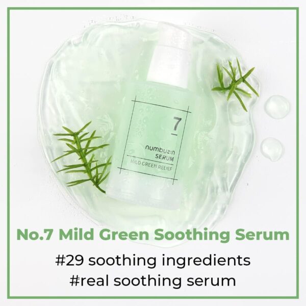 numbuzin No.7 Mild Green Soothing Serum - Image 4