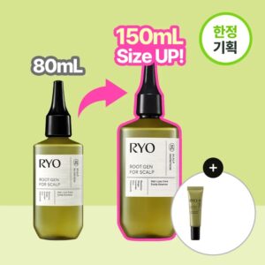 Ryo Root:Gen Hair Loss Care Scalp Essence 150ml Set (+Essence 10ml)