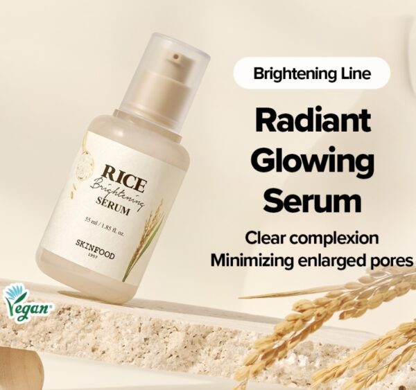 SKINFOOD Rice Brightening Serum 55ml - Image 2