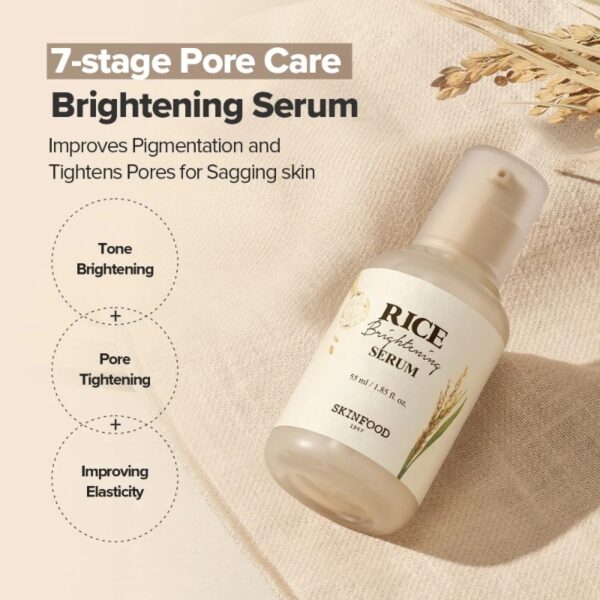 SKINFOOD Rice Brightening Serum 55ml - Image 4