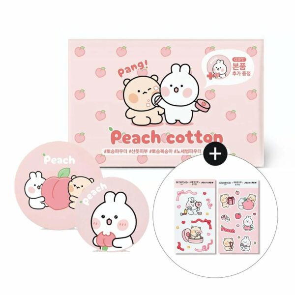 SKINFOOD Peach Cotton Multi Finish Powder Special Set