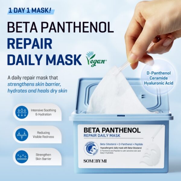 SOME BY MI Beta Panthenol Repair Daily Mask [#30 masks] - Image 2