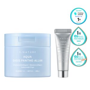 S.NATURE Aqua Oasis Panthe-Allan Calming 60Pads (+Cream 10ml)