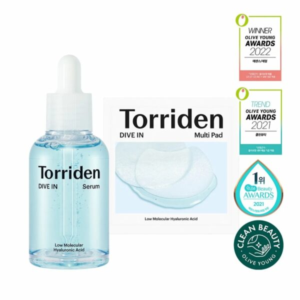 Torriden Dive In Serum 50mL Special Set (+Multi Pad 10P)