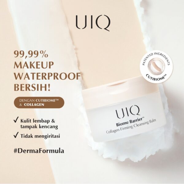 UIQ Biome Barrier Collagen Firming Cleansing Balm (+Biome Remedy Cooling 4 pads) - Image 7