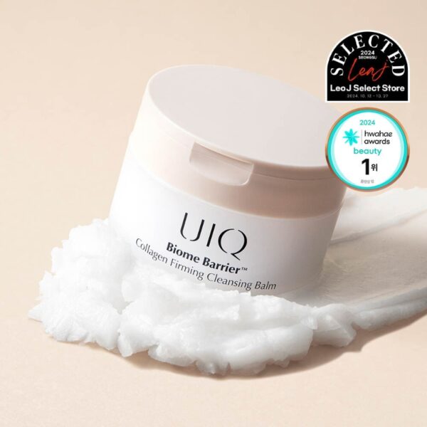 UIQ Biome Barrier Collagen Firming Cleansing Balm (+Biome Remedy Cooling 4 pads)