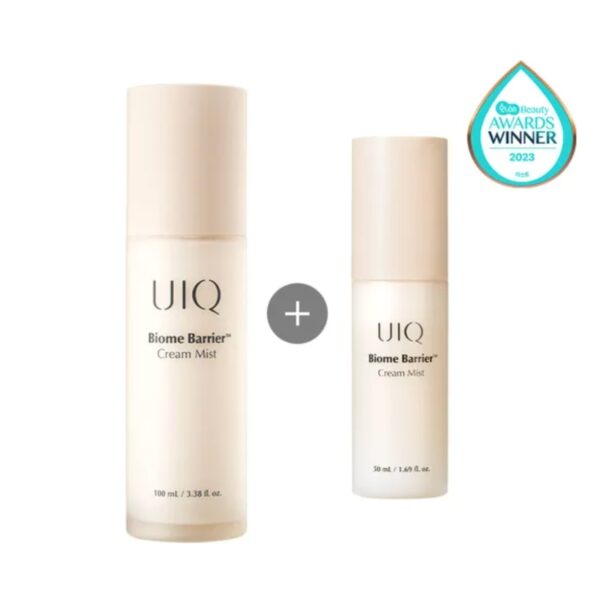 UIQ Biome Barrier Cream Mist 100ml+50ml Set (+Biome Remedy Cooling 4 pads)