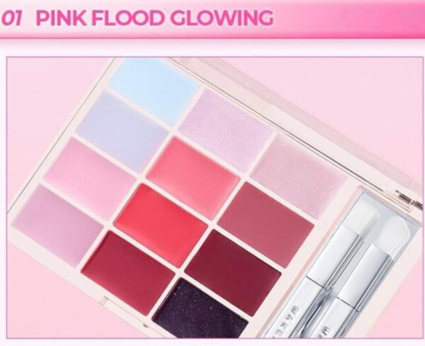 WAKEMAKE Soft Coloring Lip Palette [#02 PEAK PEACH GLOWING] - Image 3