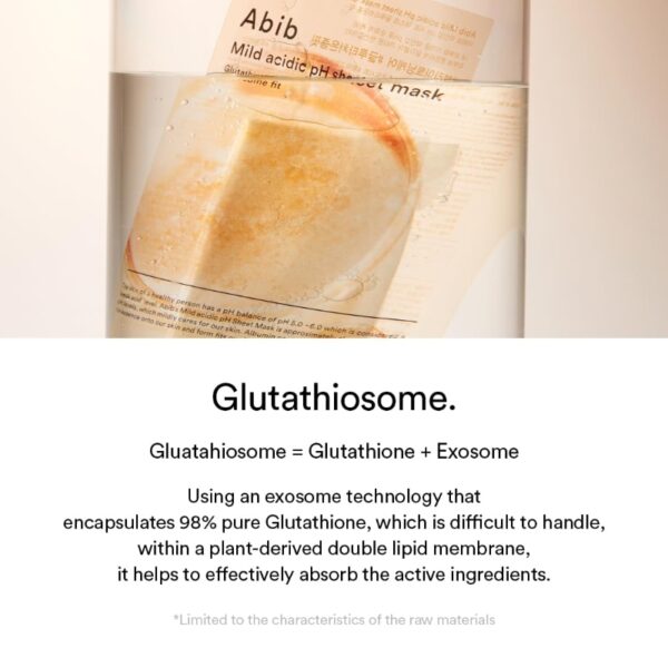 Abib Mild Acidic pH Sheet Mask Glutathiosome Fit Set [#10 Masks] - Image 3