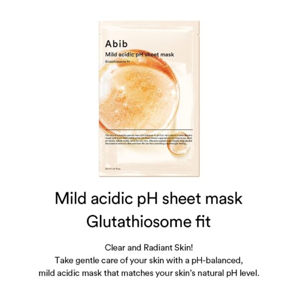 Abib Mild Acidic pH Sheet Mask Glutathiosome Fit Set [#10 Masks] - Image 2