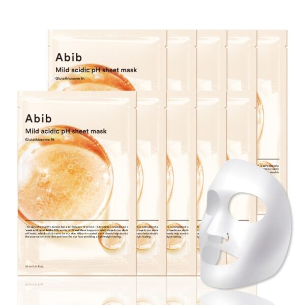 Abib Mild Acidic pH Sheet Mask Glutathiosome Fit Set [#10 Masks]