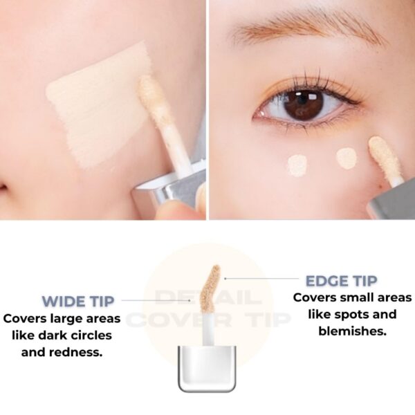 ABOUT_TONE Skin Layer Cover Fit Concealer [#3 Colors] - Image 5