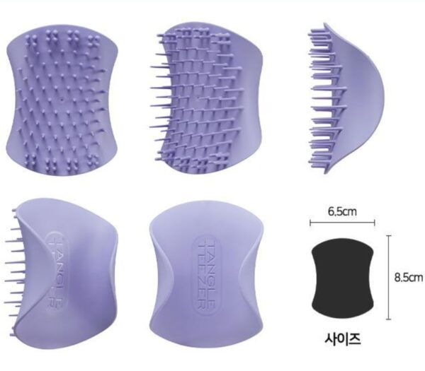 Tangle Teezer Wet Detangler Hairbrush + Scalp Exfoliator Massager Set [#2 Colors] - Image 7