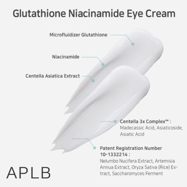 APLB Glutathione Niacinamide Eye Cream - Image 4