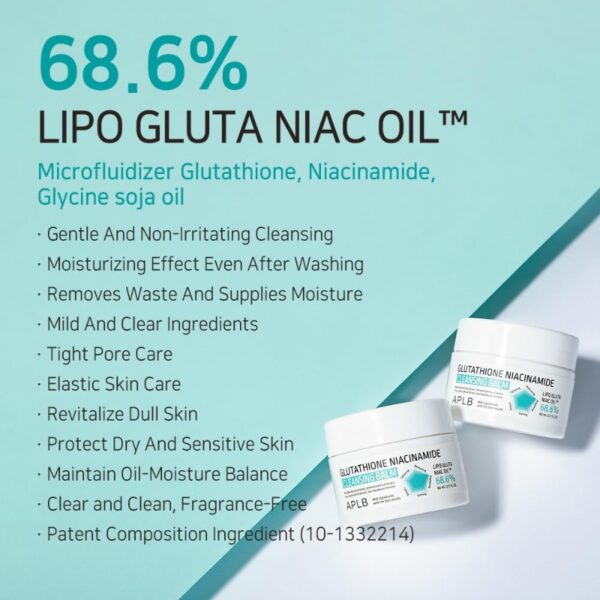 APLB Glutathione Niacinamide Cleansing Balm - Image 3