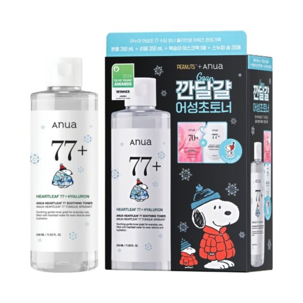 Anua Heartleaf 77% Soothing Toner 350ml (+Refill 350ml+Cotton 20p+mask 1p) - Image 6