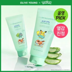 BRINGGREEN Aloe 97% Soothing Gel 300ml +300ml Set