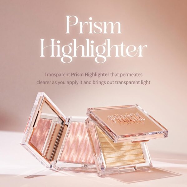 CLIO Prism Highlighter Set [#01 Gold Shear] (+Cream highlighter) - Image 2