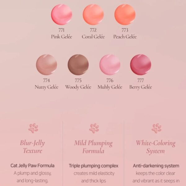 Dinto Blur-Jelly Plumping Lip Tint [#7 Colors] - Image 4