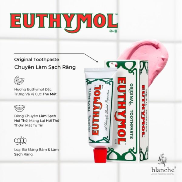 EUTHYMOL Original Toothpaste Double Set (+Squizzer + Photo) - Image 3