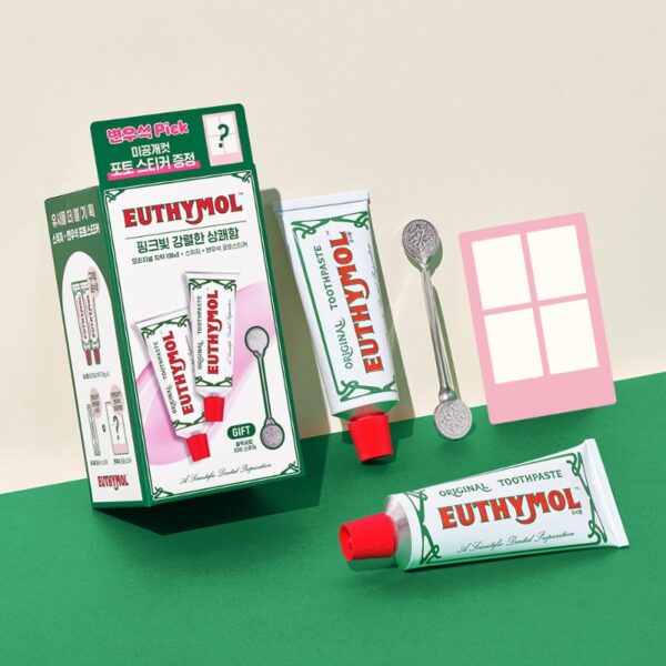 EUTHYMOL Original Toothpaste Double Set (+Squizzer + Photo) - Image 4