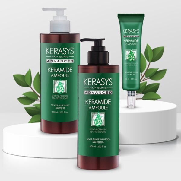 Kerasys Keramide Ampoule Scalp & Hair Shampoo 600ml - Image 2