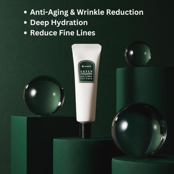 Leaders Green Collagen Eye Cream For Face 50ml+30ml Set - Image 3