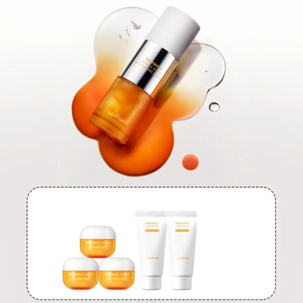 LANEIGE Radian-C Double Active Brightening Essence (+Cream +Suncream)