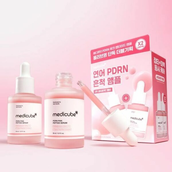 medicube PDRN Pink Peptide Ampoule 30ml Double Pack - Image 6