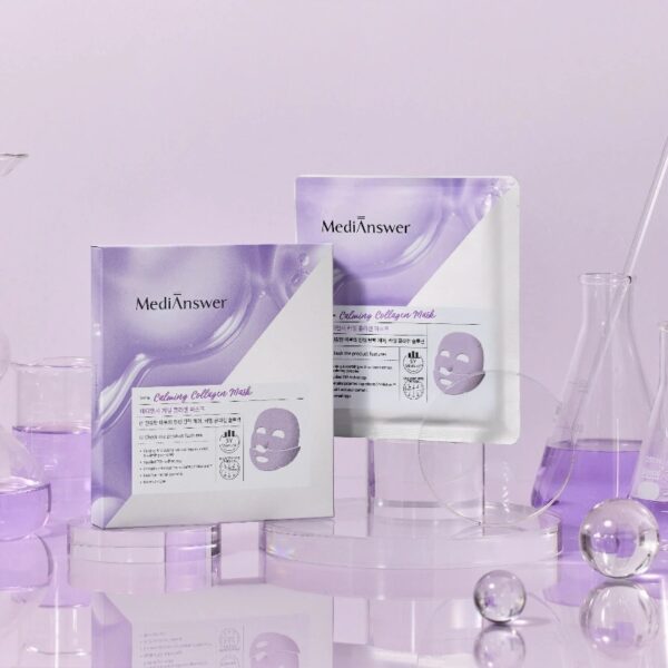 MediAnswer Calming Collagen Mask Sheet 5P - Image 3