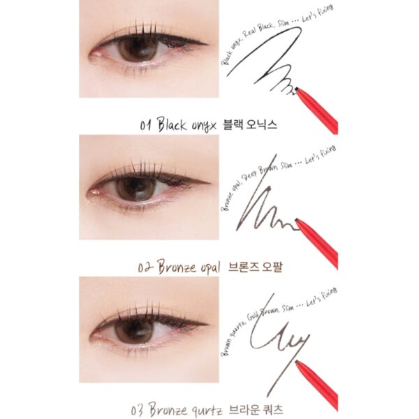 Merzy Let's Fixing Slim Gel Eyeliner [#3 Colors] - Image 6