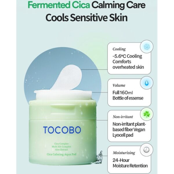 TOCOBO Cica Calming Aqua Pad - Image 3