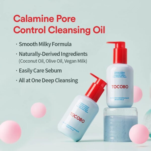 TOCOBO Calamine Pore Control Cleansing Oil 200ml - Image 2