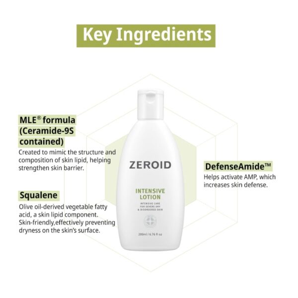 Zeroid Intensive Lotion 160ml Set (+Cream 25ml) - Image 4