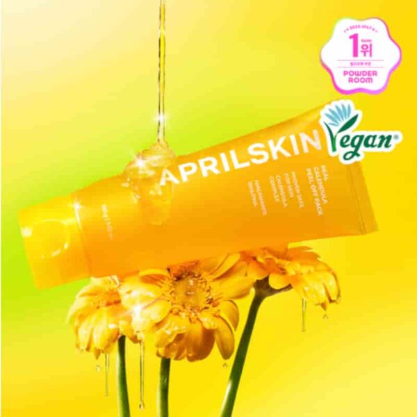 APRILSKIN Real Calendula Peel Off Pack (+Brush) - Image 2