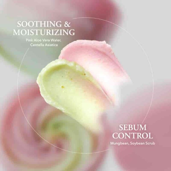 April Skin Pink Aloe Pack Cleanser 120g(+sponge) - Image 5