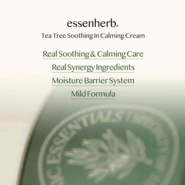 essenHERB Tea Tree Soothing In Calming Cream 80ml Set (+Cream 30ml) - Image 2