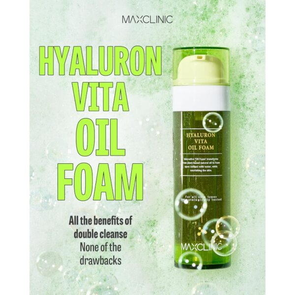 MAXCLINIC Hyaluronic Acid Vita Oil Foam - Image 3