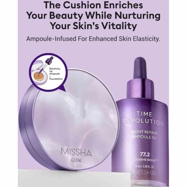 MISSHA Glow Layering Fit Cushion SPF50+PA++++ [#2 Colors] (+Refill) - Image 2