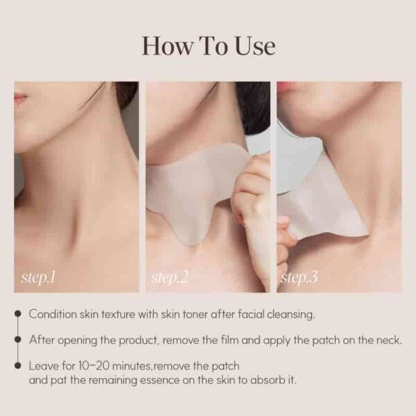 MARSHIQUE Wrinkle Repair Patch For Neck 4P - Image 5