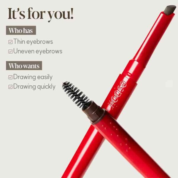 espoir The Brow Easy Shaping Pencil Set [#3 Colors] (+Brow supplements) - Image 7