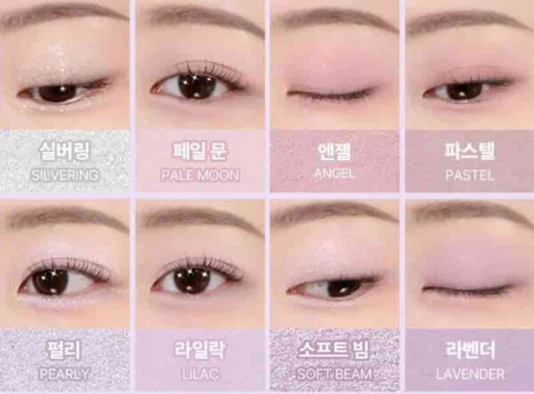 WAKEMAKE Soft Blurring Eye Palette [#23 Mystic Lavender Blurring] - Image 7