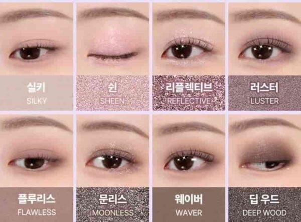 WAKEMAKE Soft Blurring Eye Palette [#23 Mystic Lavender Blurring] - Image 8