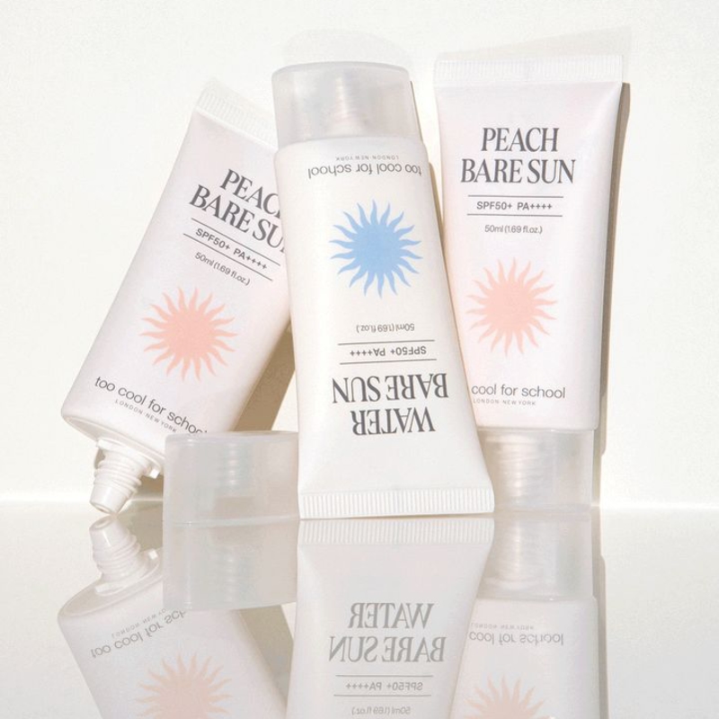 TOO COOL FOR SCHOOL Peach Bare Suncream SPF50+ PA++++ - Image 2