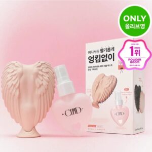 TANGLE ANGEL Cupid Brush Peach Pink Set (+Hair Perfume, Keyring)