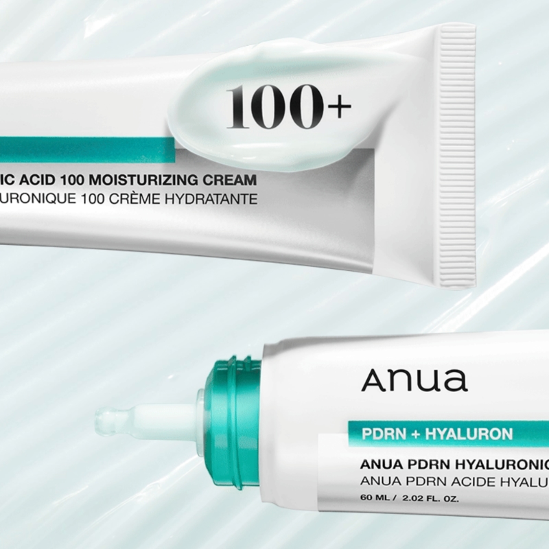 Anua PDRN Hyaluronic Acid 100 Moisturizing Cream Special Set (+60ml+ 10ml+ Mask sheet 2p) - Image 2