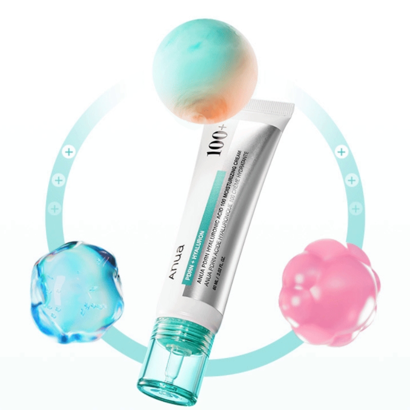 Anua PDRN Hyaluronic Acid 100 Moisturizing Cream Special Set (+60ml+ 10ml+ Mask sheet 2p) - Image 5