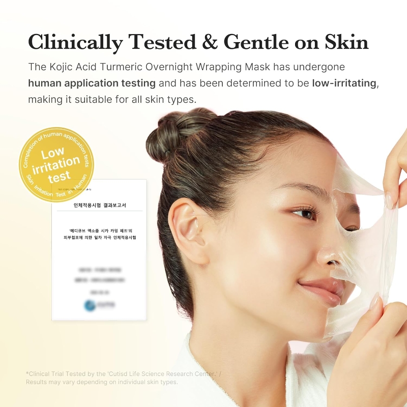 Medicube Kojic Acid Turmeric Night Wrapping Mask - Image 3