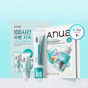 Anua PDRN Hyaluronic Acid 100 Moisturizing Cream Special Set (+60ml+ 10ml+ Mask sheet 2p)